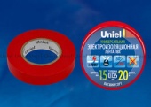 Изолента Uniel UIT-135P 20/15/01 RED - купить в Минске