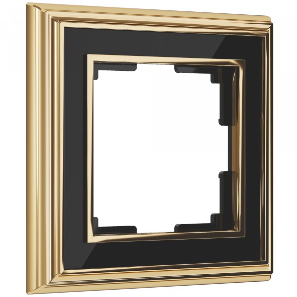 Рамка на 1 пост Werkel WL17-Frame-01 Palacio (золото / черный) - купить в Минске